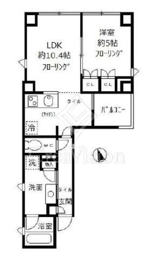 KINOKUNIYA Sugar Residence　701号室　間取り