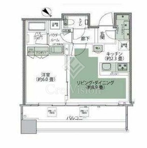 スカイフォレストレジデンス　タワー&スイート　18F3号室　間取り
