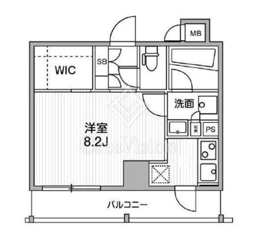 ALTERNA銀座 (オルタナ銀座)　402号室　間取り