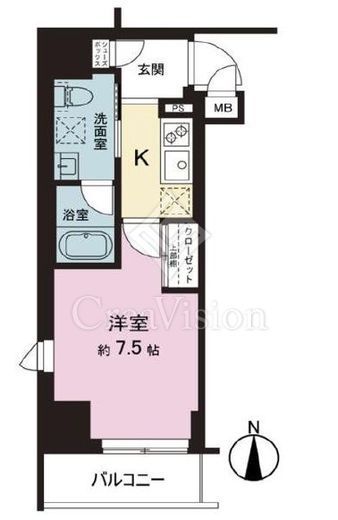 グランドコンシェルジュ神楽坂α　302号室　間取り