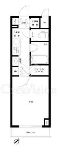 ルーブル浜松町　303号室　間取り