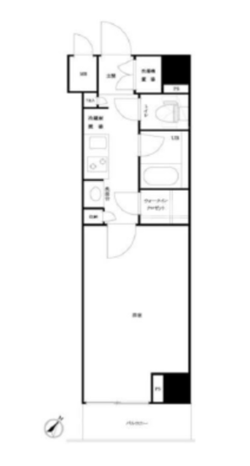 ルーブル浜松町　902号室　間取り