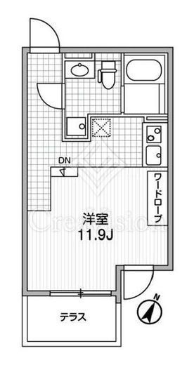 アレーロ代々木　101号室　間取り