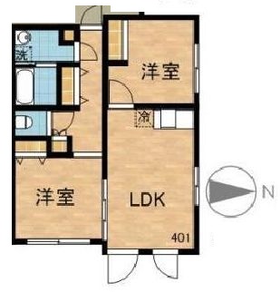 ラピス四谷三丁目　401号室　間取り