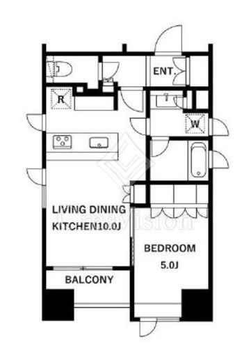 グリーンパーク千代田司町　401号室　間取り