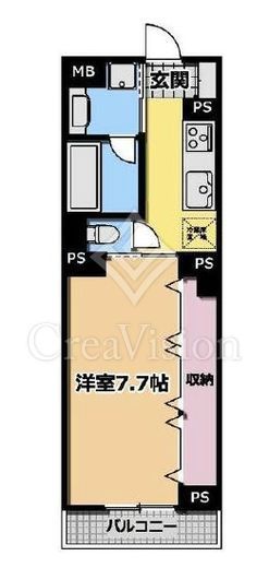 ラ・ヴィスタ西新宿2　206号室　間取り