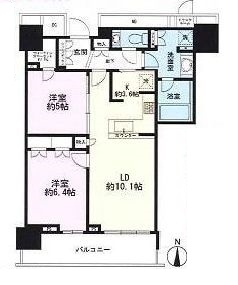 ザ・パークハウス晴海タワーズ ティアロレジデンス　1109号室　間取り