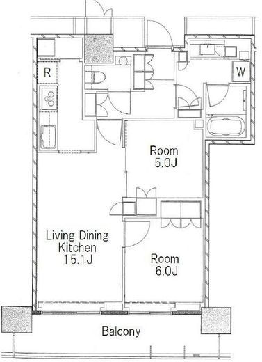 ザ・パークハウス晴海タワーズ ティアロレジデンス　1913号室　間取り