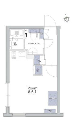 アレーロ西早稲田　306号室　間取り
