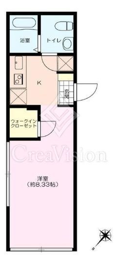 EDIT新宿富久町　405号室　間取り