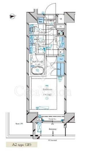 ドムス・スタイル神楽坂　204号室　間取り