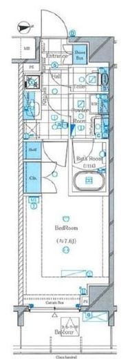 ドムス・スタイル神楽坂　403号室　間取り