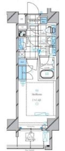 ドムス・スタイル神楽坂　704号室　間取り