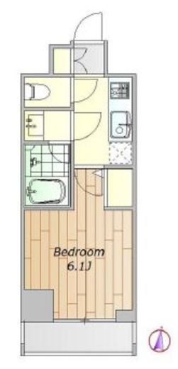コンシェリア南麻布 ＜ＴＯＫＹＯ ＰＲＥＭＩＵＭ＞　402号室　間取り