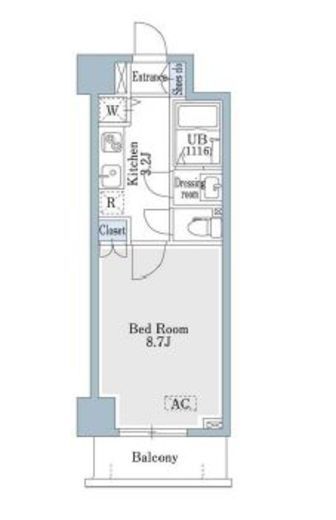 SHOWN HATSUDAI　306号室　間取り
