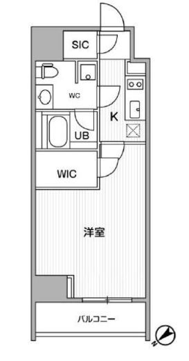 ALTERNA恵比寿 (オルタナ恵比寿)　1502号室　間取り