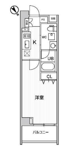 ALTERNA恵比寿 (オルタナ恵比寿)　203号室　間取り