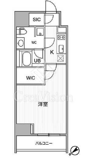 ALTERNA恵比寿　305号室　間取り