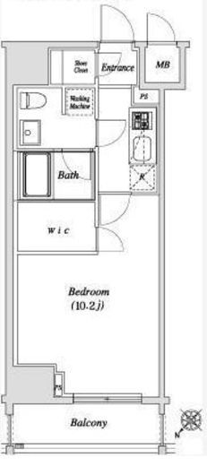 ALTERNA恵比寿 (オルタナ恵比寿)　402号室　間取り