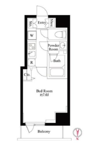 ハーモニーレジデンス浜松町　302号室　間取り