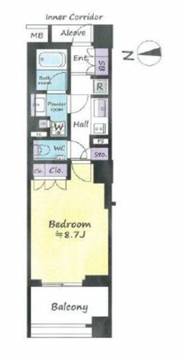 ローレルコート新宿夏目坂　302号室　間取り