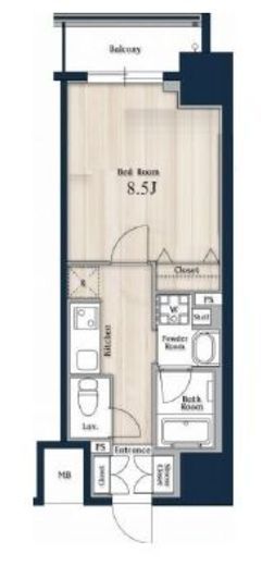 Nステージ秋葉原　402号室　間取り
