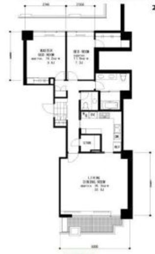 城山トラストコート　W205号室　間取り