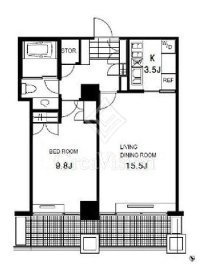 城山トラストコート　W702号室　間取り