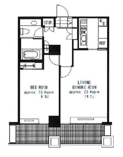 城山トラストコート　W203号室　間取り