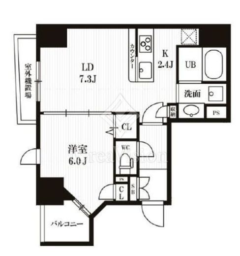 PEAKS神田　201号室　間取り