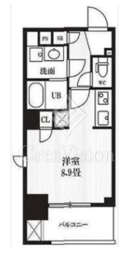 PEAKS神田　202号室　間取り