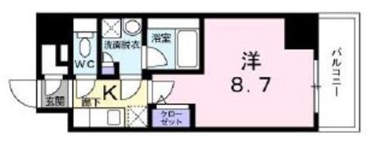 広尾ビューヒルズ　303号室　間取り