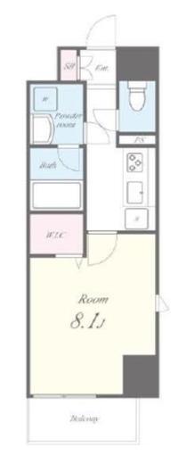 tanne　203号室　間取り