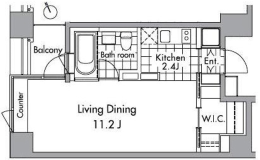 Blue　501号室　間取り