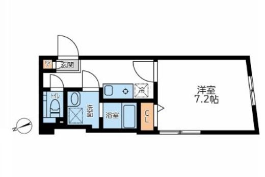 コンポジット早稲田　301号室　間取り