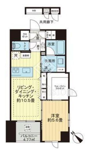 ブラントン日本橋大伝馬町　301号室　間取り