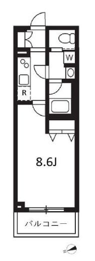 レガリス新宿落合　111号室　間取り