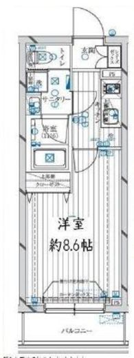 レガリス新宿落合　204号室　間取り