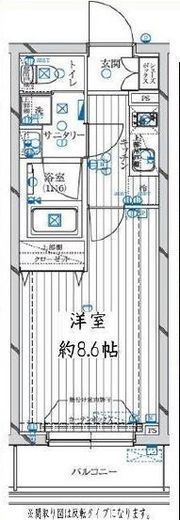 レガリス新宿落合　315号室　間取り