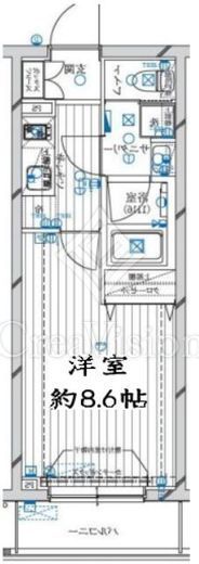 レガリス新宿落合　202号室　間取り