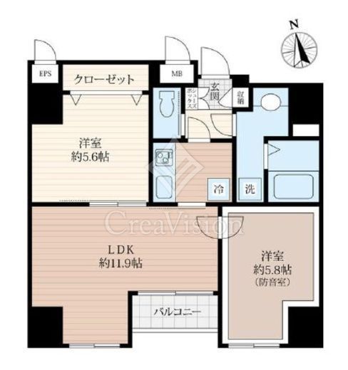 ラシクラスLAZO銀座イースト　901号室　間取り