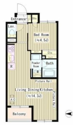 ガーデンコートアネックス　301号室　間取り