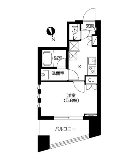 アーバネックス銀座東　303号室　間取り