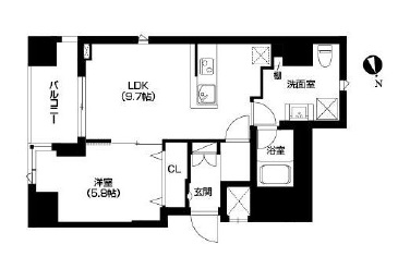 アーバネックス銀座東　601号室　間取り