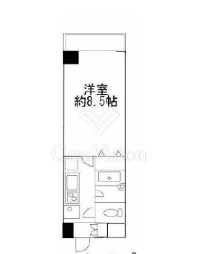 ヒューリックレジデンス参宮橋　706号室　間取り