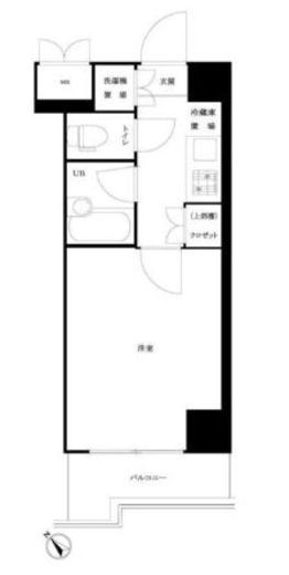 ルーブル神宮前　304号室　間取り