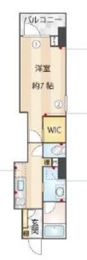 ラテライト目白　802号室　間取り