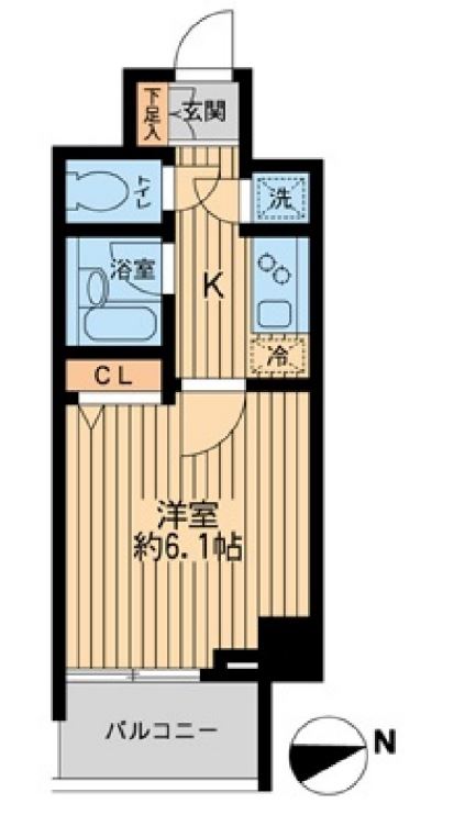 ＨＦ早稲田レジデンス２　1202号室　間取り