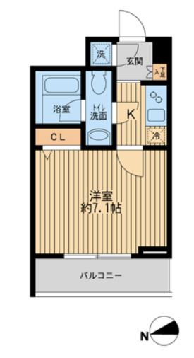 ＨＦ早稲田レジデンス　106号室　間取り