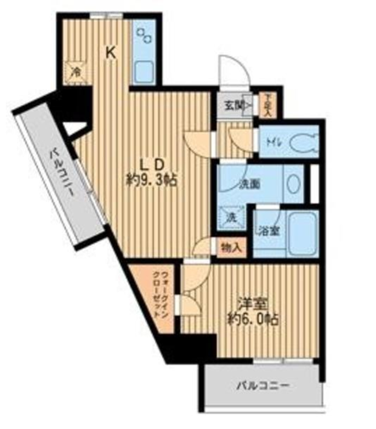 ＨＦ早稲田レジデンス　806号室　間取り